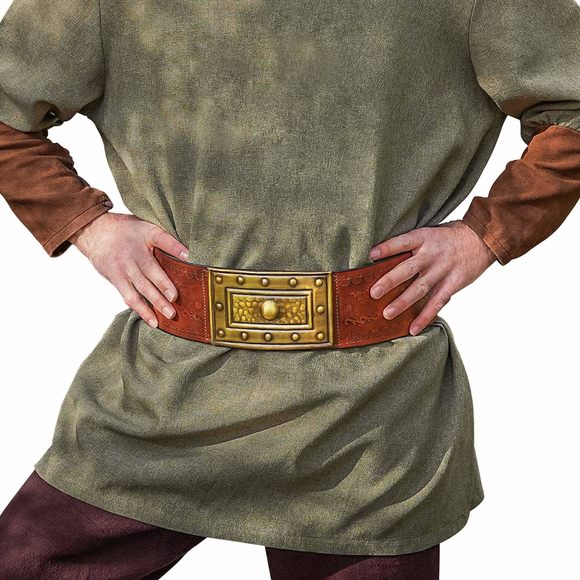 Lоrd Оf Ваttlеs Accessories - Genuine Leather Belt Fantasy Armor Barbarian Belt Perfect For Larp, Cosplay,🫱